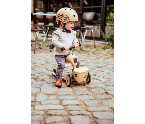 Scoot & Ride Highwaykick 1 Lifestyle Jeździk i hulajnoga 2w1 Leopard - 1109690 - zdjęcie 12